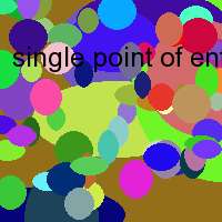 single point of entry